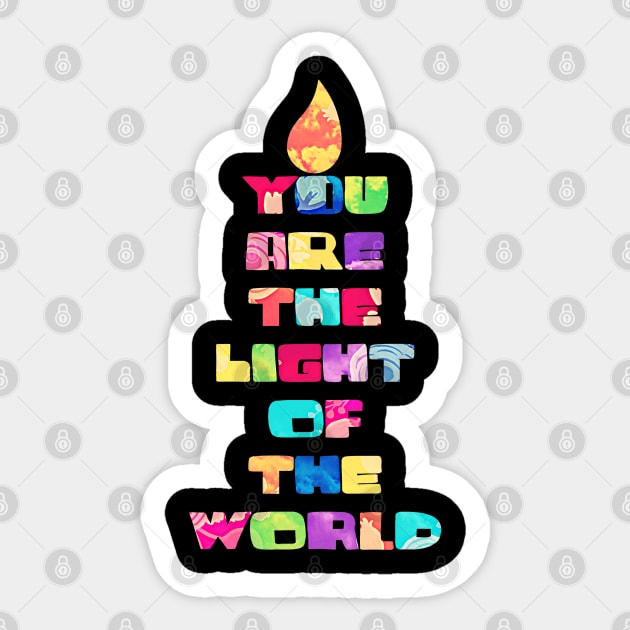 Light of the World Godspell Musical Sticker by tracey